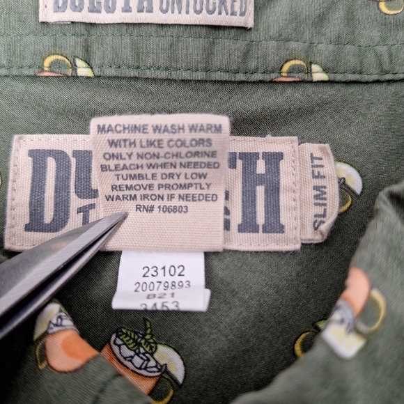 Duluth‎ XLT Untucked Cotton Moscow Mule Long Sleeve Casual Button Down Shirt - Picture 15 of 15